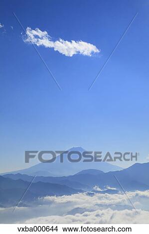 Mount Fuji and sea of clouds View Large Photo Image Picture - Mount Fuji and sea of clouds. Fotosearch
