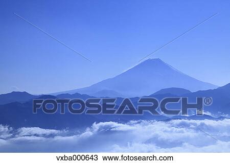 Mount Fuji and sea of clouds View Large Photo Image Stock Image - Mount Fuji and sea of clouds. Fotosearch