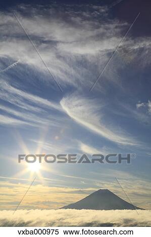 Mount Fuji and sea of clouds View Large Photo Image Stock Photography - Mount Fuji and sea of clouds. Fotosearch