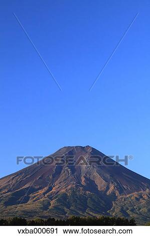 Stock Image - Mount Fuji, Yamanashi Prefecture. Fotosearch