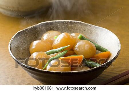 Simmered Konnyaku dumplings View Large Photo Image Stock Image - Simmered Konnyaku dumplings. Fotosearch