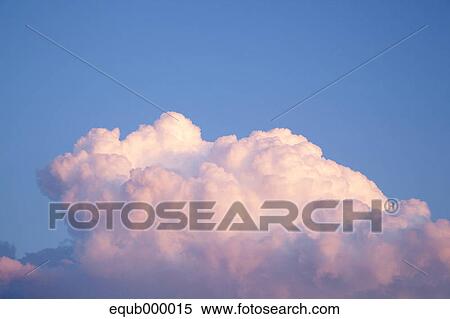 Stock Photography - Sky and big cloud. Fotosearch
