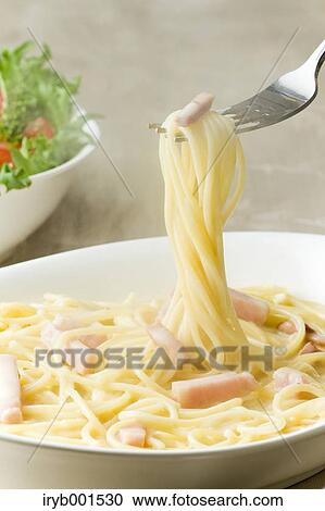 Spaghetti Carbonara View Large Photo Image Stock Image - Spaghetti Carbonara. Fotosearch