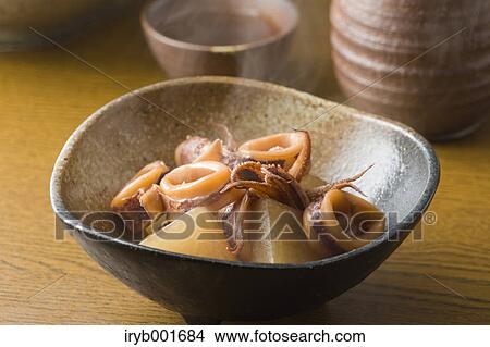 Squid and radish View Large Photo Image Picture - Squid and radish. Fotosearch