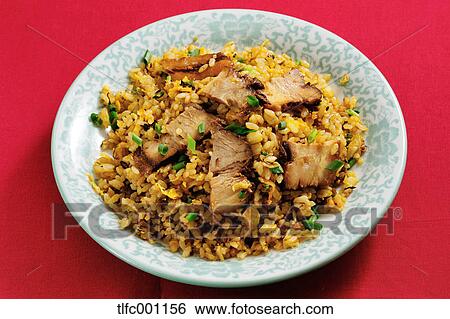 Chinese-style fried rice View Large Photo Image Stock Photograph - Chinese-style fried rice. Fotosearch