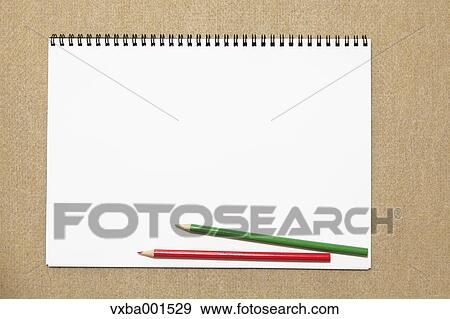 Colored pencils and sketchbook View Large Photo Image Stock Photo - Colored pencils and sketchbook. Fotosearch