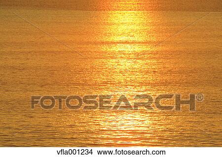 Golden reflections on the sea, Fukushima Prefecture View Large Photo Image Picture - Golden reflections on the sea, Fukushima Prefecture. Fotosearch