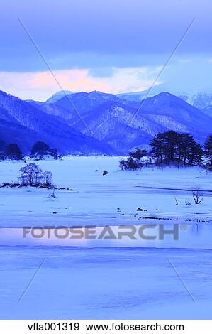 Lake Akimoto, Fukushima Prefecture View Large Photo Image Stock Photo - Lake Akimoto, Fukushima Prefecture. Fotosearch