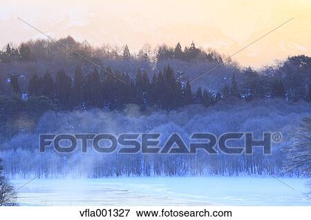 Lake Onogawa, Fukushima prefecture View Large Photo Image Stock Photo - Lake Onogawa, Fukushima prefecture. Fotosearch