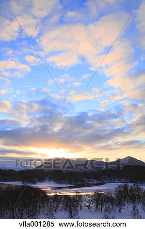 Stock Photography - Lake Onogawa, Fukushima prefecture. Fotosearch