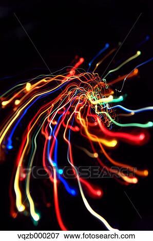 Light trails View Large Photo Image Stock Photo - Light trails. Fotosearch