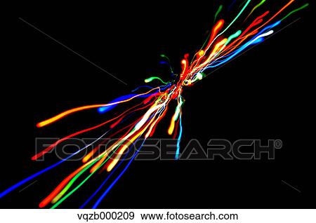Light trails View Large Photo Image Stock Photo - Light trails. Fotosearch