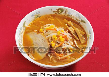 Miso ramen View Large Photo Image Picture - Miso ramen. Fotosearch