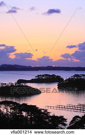Morning in Matsushima, Miyagi Prefecture View Large Photo Image Picture - Morning in Matsushima, Miyagi Prefecture. Fotosearch