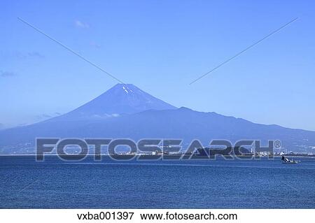 Mount Fuji from Suruga Bay, Shizuoka Prefecture View Large Photo Image Stock Photo - Mount Fuji from Suruga Bay, Shizuoka Prefecture. Fotosearch