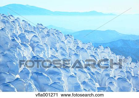 Snow in Zao, Yamagata Prefecture View Large Photo Image Stock Image - Snow in Zao, Yamagata Prefecture. Fotosearch