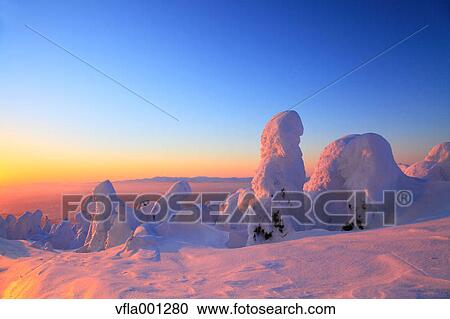 Snow in Zao, Yamagata Prefecture View Large Photo Image Stock Image - Snow in Zao, Yamagata Prefecture. Fotosearch