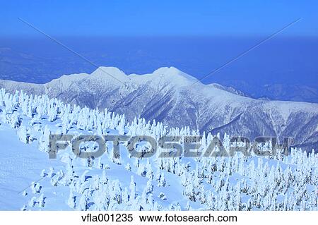 Snow in Zao, Yamagata Prefecture View Large Photo Image Stock Photography - Snow in Zao, Yamagata Prefecture. Fotosearch