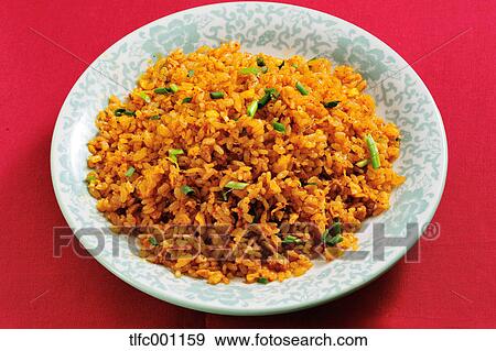 Stock Photo - Spicy fried rice. Fotosearch