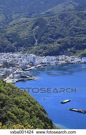 Picture - Toda harbor, Shizuoka prefecture. Fotosearch