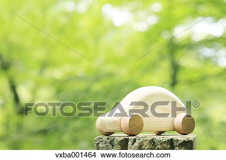 Picture - Wooden car. Fotosearch