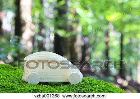 Wooden car View Large Photo Image Stock Photo - Wooden car. Fotosearch