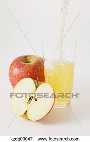 Stock Image - Apple juice. Fotosearch