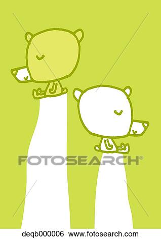 Stock Photograph - Bears illustration. Fotosearch