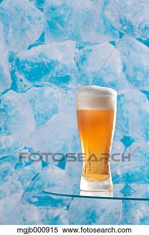 Stock Photography - Beer and ice. Fotosearch