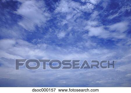 Stock Photo - Blue sky with clouds. Fotosearch