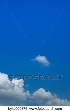 Stock Photograph - Blue sky with clouds. Fotosearch