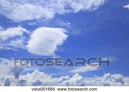 Blue sky with clouds View Large Photo Image Stock Photography - Blue sky with clouds. Fotosearch