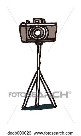 Stock Image - Camera illustration. Fotosearch