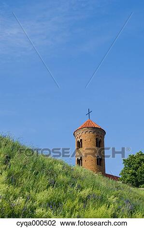 Church on a hill, Poland View Large Photo Image Stock Image - Church on a hill, Poland. Fotosearch