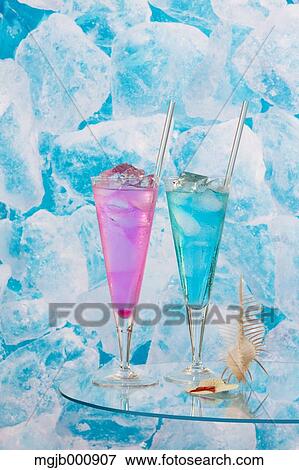 Cocktails and ice View Large Photo Image Stock Photo - Cocktails and ice. Fotosearch