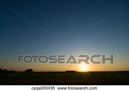 Countryside at sunset, Poland View Large Photo Image Stock Photography - Countryside at sunset, Poland. Fotosearch