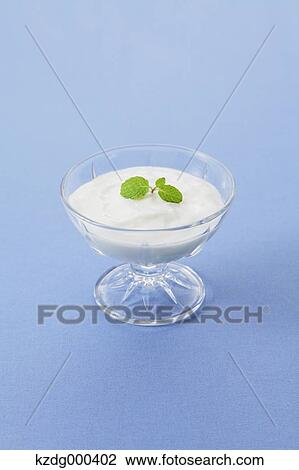 Stock Image - Cup of yogurt. Fotosearch