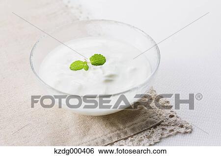 Stock Photograph - Cup of yogurt. Fotosearch