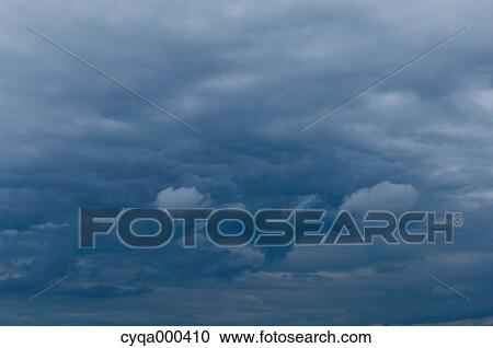 Stock Image - Dark clouds. Fotosearch