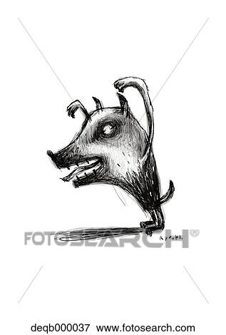 Dog illustration View Large Photo Image Stock Photo - Dog illustration. Fotosearch