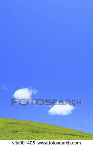Grassland and sky with clouds, Akita Prefecture View Large Photo Image Stock Photography - Grassland and sky with clouds, Akita Prefecture. Fotosearch