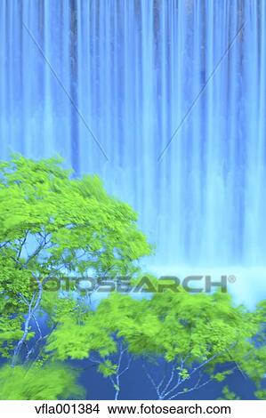 Green leaves and water stream View Large Photo Image Picture - Green leaves and water stream. Fotosearch