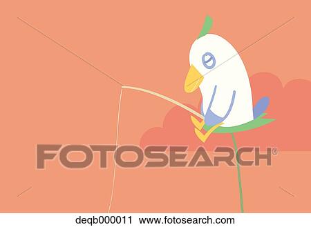 Stock Image - Gull illustration. Fotosearch