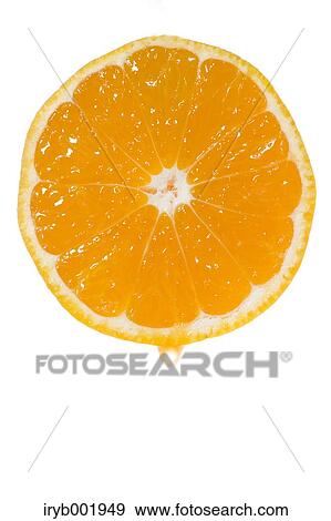 Half tangerine View Large Photo Image Stock Photo - Half tangerine. Fotosearch