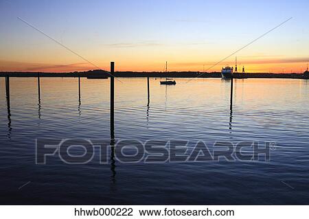 Harbor at dusk in Southampton, United Kingdom View Large Photo Image Stock Image - Harbor at dusk in Southampton, United Kingdom. Fotosearch
