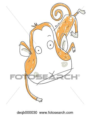 Monkey illustration View Large Photo Image Stock Image - Monkey illustration. Fotosearch