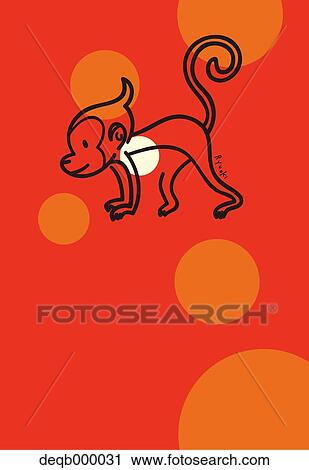 Monkey illustration View Large Photo Image Stock Image - Monkey illustration. Fotosearch
