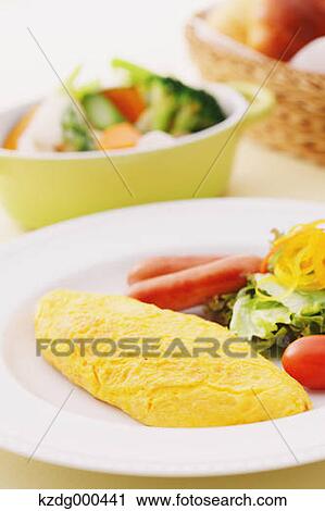 Stock Image - Omelet. Fotosearch