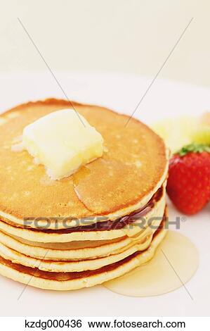 Pancakes View Large Photo Image Stock Photograph - Pancakes. Fotosearch