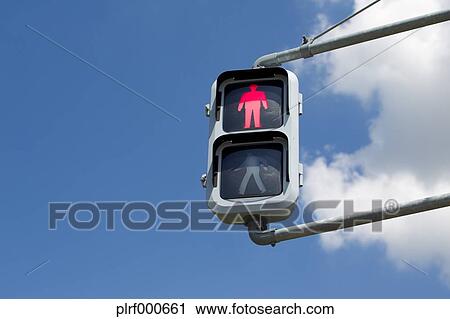 Red pedestrian traffic light View Large Photo Image Stock Image - Red pedestrian traffic light. Fotosearch